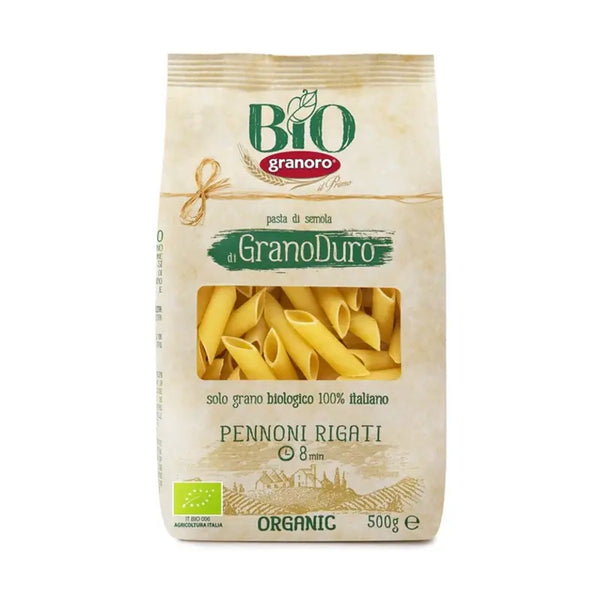 Pennoni Rigate Pennoni rigate orgánica BIO Granoro (500 g) – Santiago Nativo