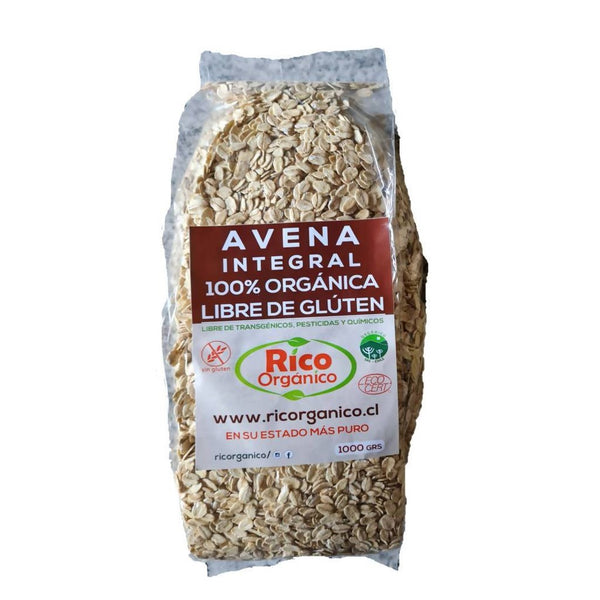 Avena integral libre de gluten orgánica Rico orgánico(1 kg)