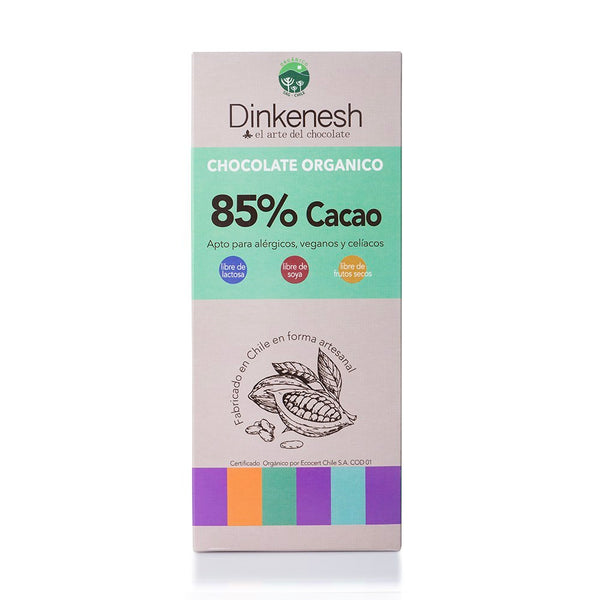 Chocolate orgánico 85% de cacao