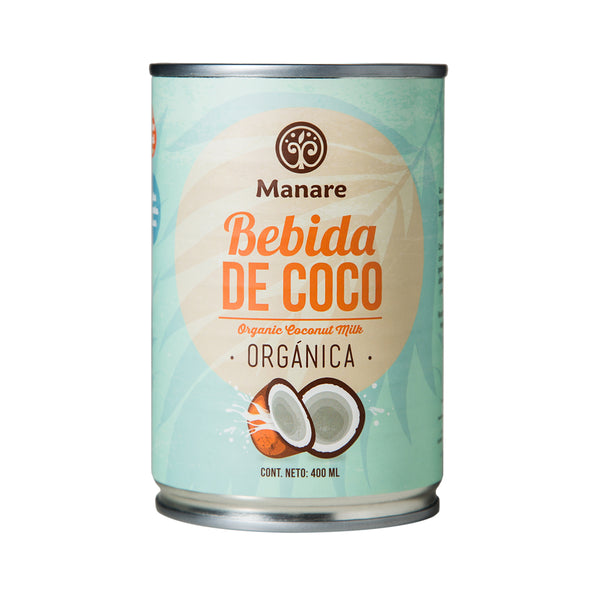 Leche de coco orgánica Manare (400ml)