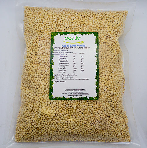 Pipocas de quinoa natural (120 g)